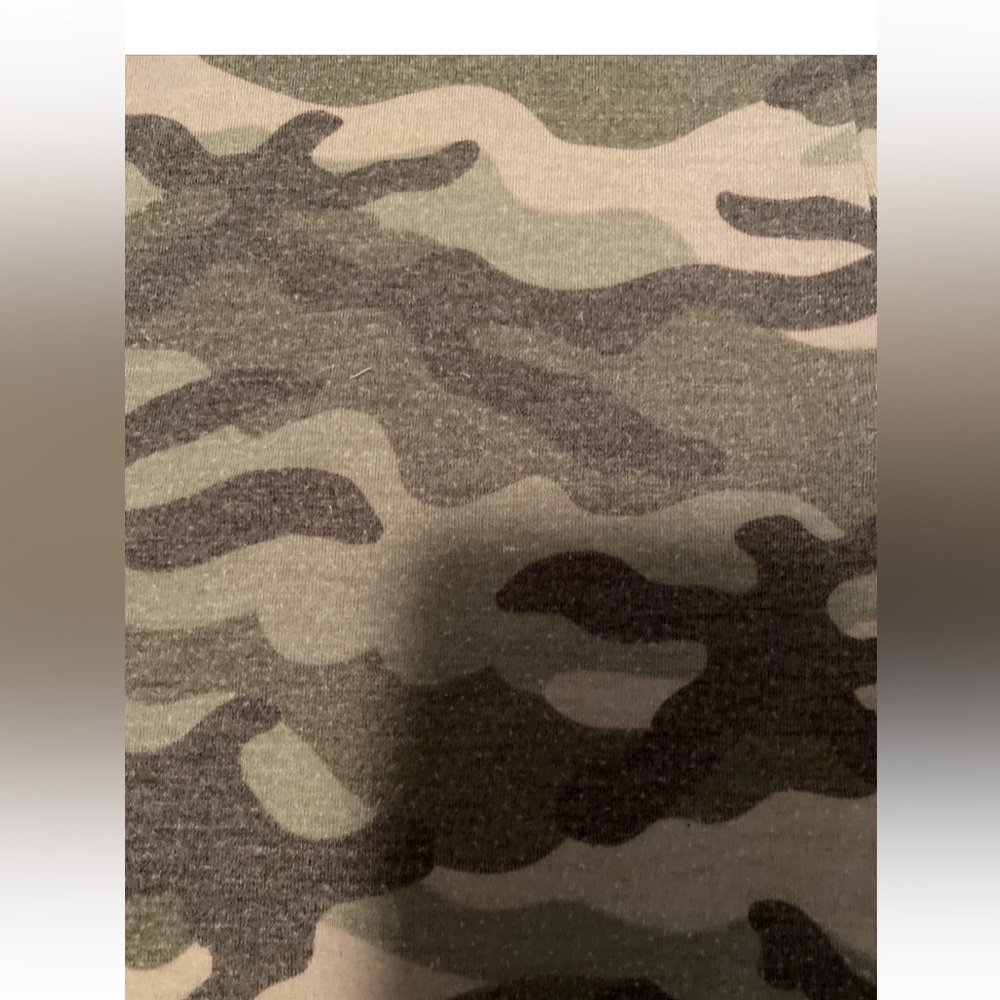 21 Saints Womens Camouflage Sleeveless Cropped Wide-Leg Jumpsuit Size S - Picture 14 of 16